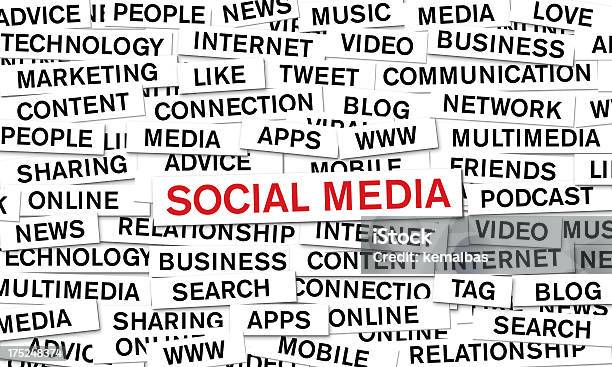 Social Media Stock Photo - Download Image Now - Advice, Blogging, Business