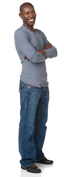 istock Smiling Young Man Full Length Portrait 175248415