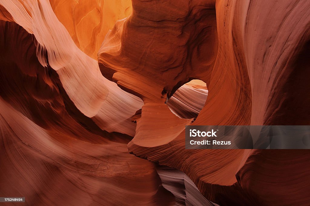 Abstract paisaje del cañón del antílope inferior, Arizona, Estados Unidos - Foto de stock de Abstracto libre de derechos