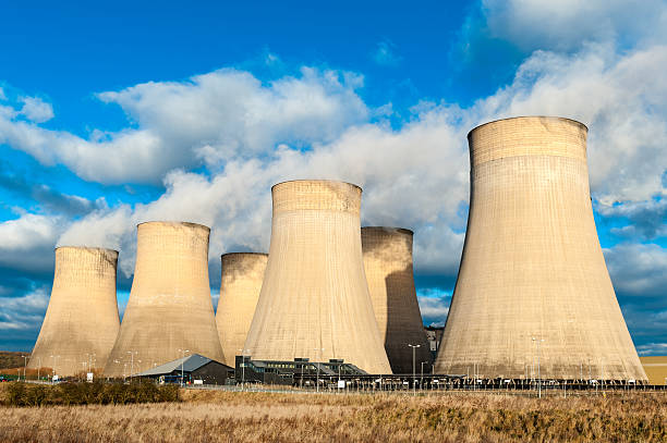 istock Large cooling towers, Power Station 175248488