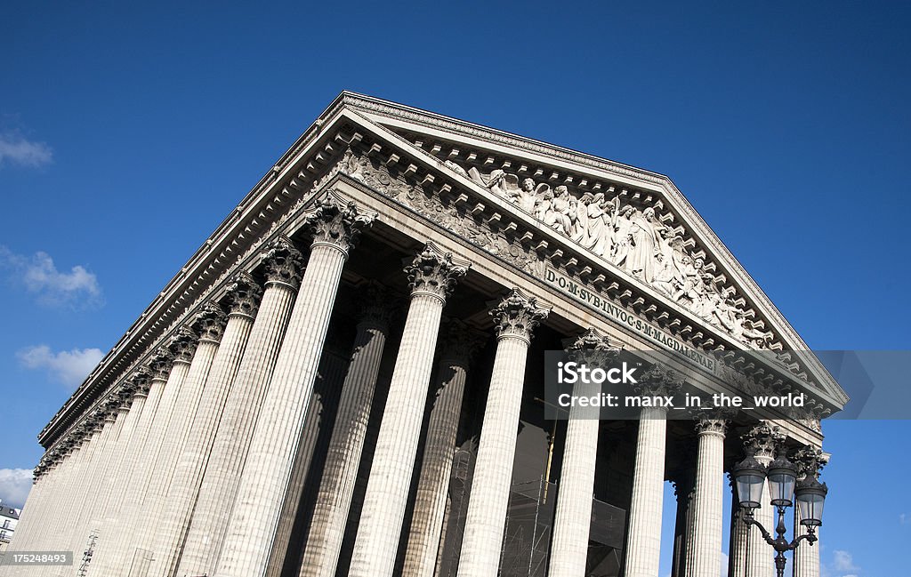 La Madeleine, Paris. - Lizenzfrei Architektonische Säule Stock-Foto