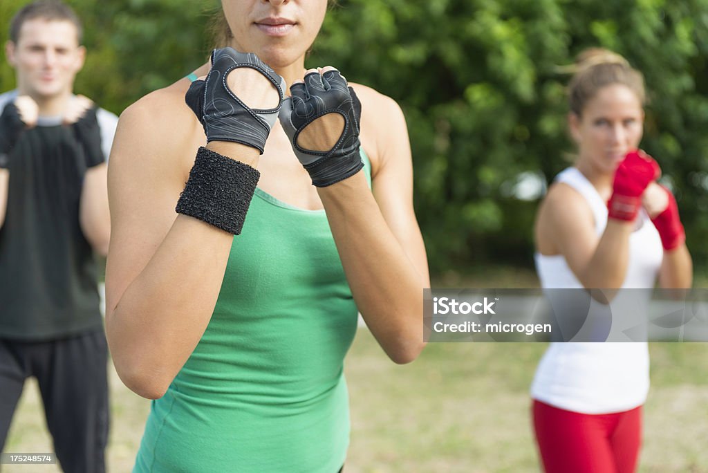 Tae Bo Guard - Lizenzfrei Aktiver Lebensstil Stock-Foto