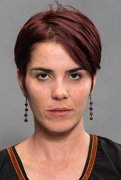 istock Young Woman Mug Shot (Real People) 175248734