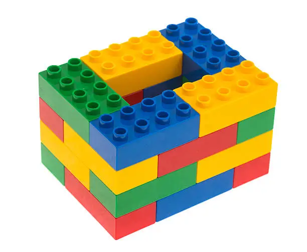 colorful toy cubes
