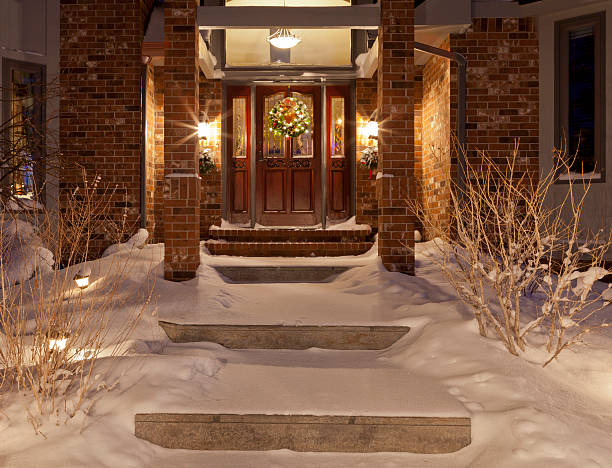 istock Home Front Entrance at Christmas 175249251