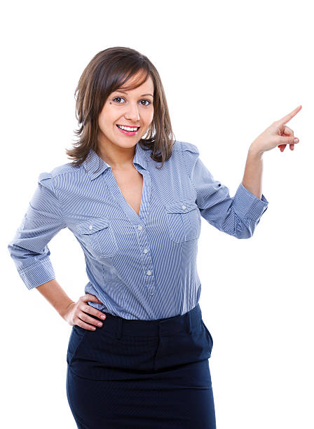 istock Businesswoman pointing 175249771