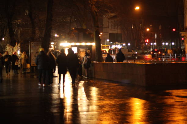 istock Night city after rain 1752498234