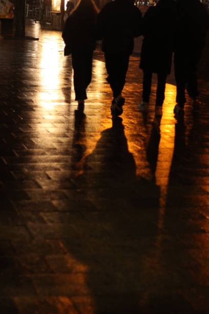 istock Night city after rain 1752498674