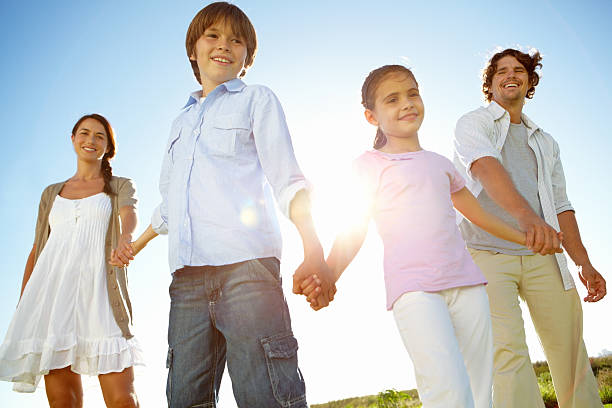 istock Family walk in the park 175250240
