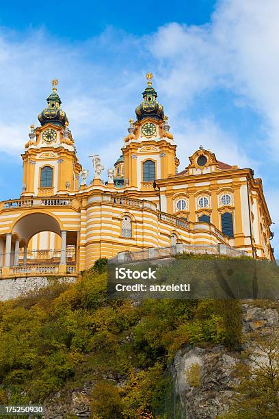 Melk Abbey In Wachau Valley Austria - Fotografie stock e altre immagini di Architettura - Architettura, Austria, Barocco