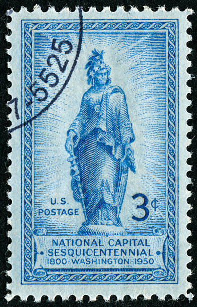 istock National Capital In Washington DC Stamp 175250989