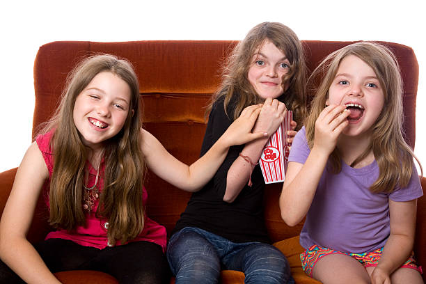 istock Three Girls Movie Time 175251576