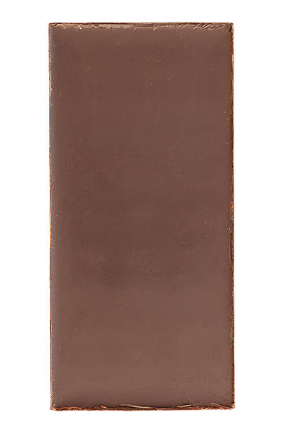 Chocolate placeholder "Chocolate bar isolated on white, intended as place-holder for text." blank chocolate bar stock pictures, royalty-free photos & images