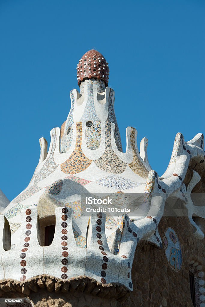 Parque güell - Foto de stock de Antonio Gaudí libre de derechos