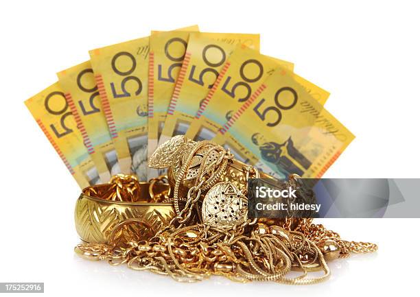 Australian Pieniądze Na Złom Gold - zdjęcia stockowe i więcej obrazów Bransoleta - Bransoleta, Złoto - metal, Złoty - Kolory