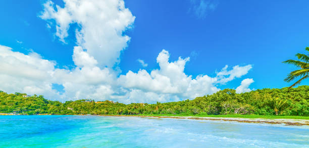 istock White clouds over Pointe de la Saline beach in Guadeloupe 1752530208