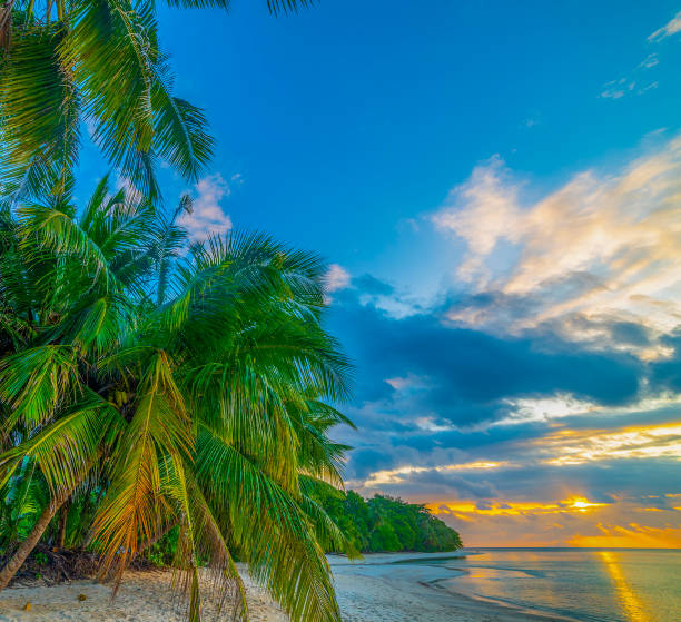 istock Scenic sunset in Praslin island 1752531962