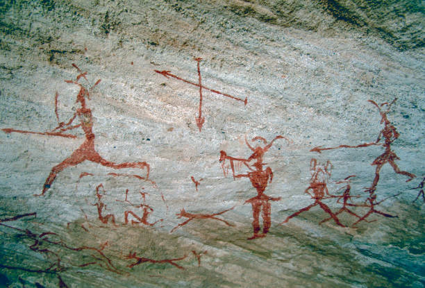 istock Prehistoric Petroglyphs, rock Art ,Akakus ,Acacus, Mountains, Sahara, Libya 1752536061
