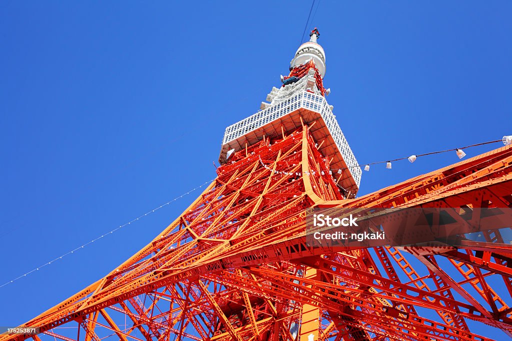 Torre di Tokyo - Foto stock royalty-free di Ambientazione esterna