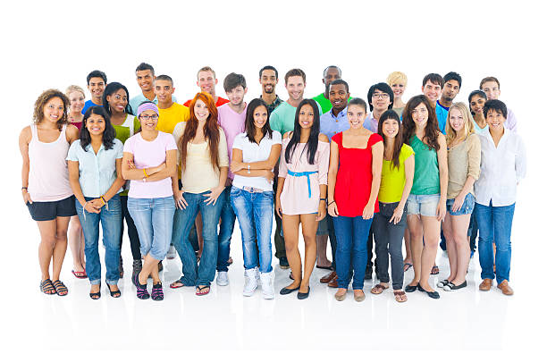 istock Large group of multi-ethnic young people 175254647