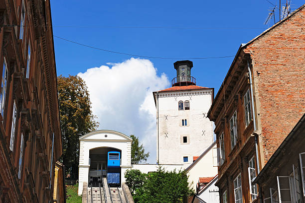 istock Zagreb funicular with tower Lotrscak 175254680