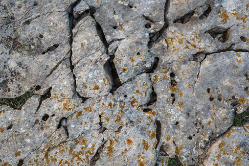 Abstract background with rock texture in close up