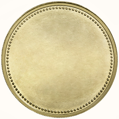 Denmark fifty ore coin on a white isolated background