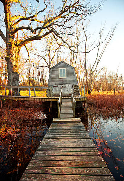 Wooden house in Massachusetts