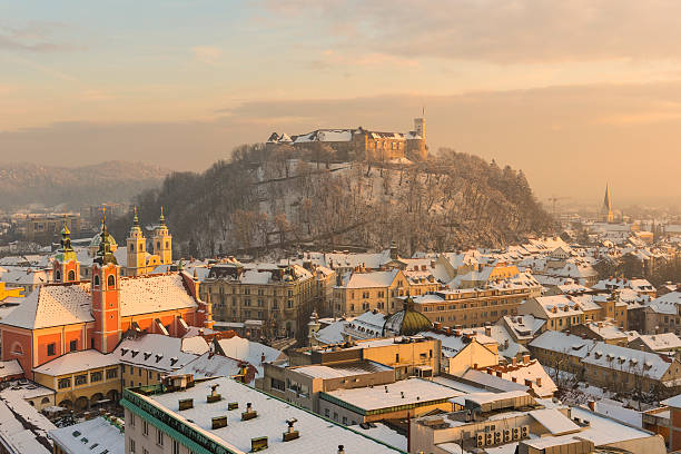 istock Snow in Ljubljana 175255209
