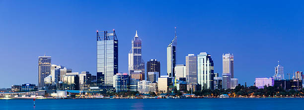 istock Panoramic View of the Perth City Skyline in Australia 175255677