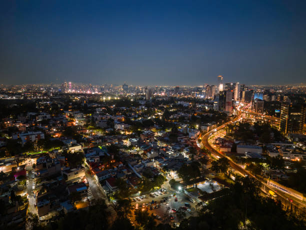 istock Mexico City skyline at night 1752563347