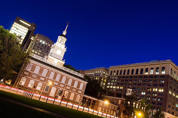 istock Independence Hall in Philadelphia, PA at night 175256459