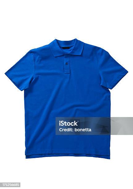 フロントすっきりしたブルーのポロ T シャツ - Tシャツのストックフォトや画像を多数ご用意 - Tシャツ, カジュアルウェア, カットアウト