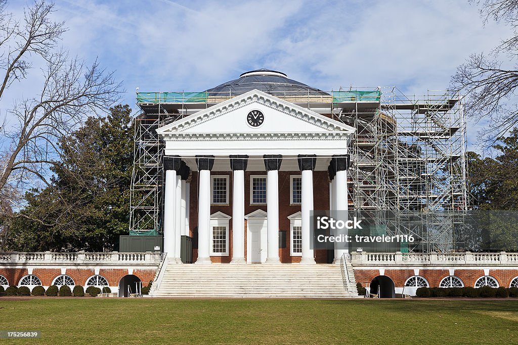 「ロチュンダを Charlottesville 、バージニア州 - ��バージニア大学のロイヤリティフリーストックフォト