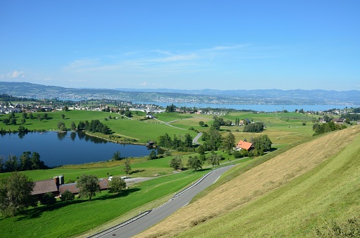 Hüttnersee is a small lake in Hütten in Canton Zurich, Switzerland.