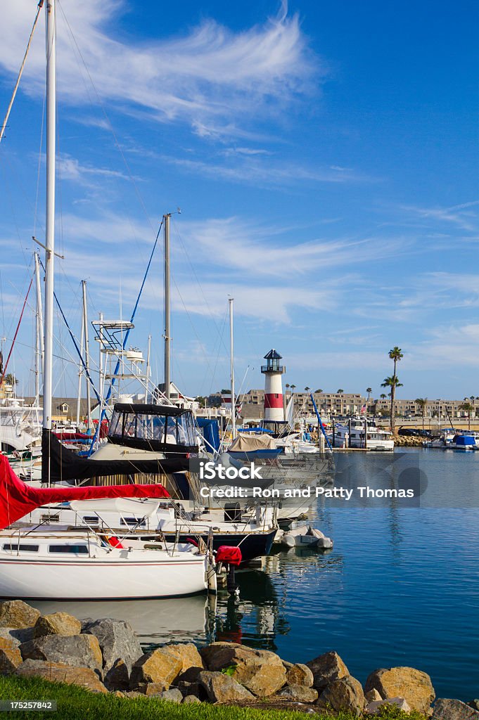 Harbor w oceanie, California (P) - Zbiór zdjęć royalty-free (Ameryka Północna)
