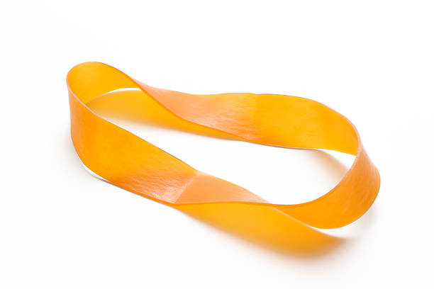 twisted elastico - flexibility rubber rubber band tangled foto e immagini stock