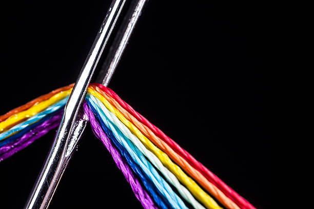 istock Close-up To Needle with Colorful Threads 175258771