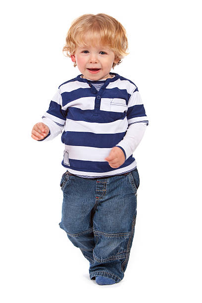 istock Little Boy Walking At The Camera 175259346