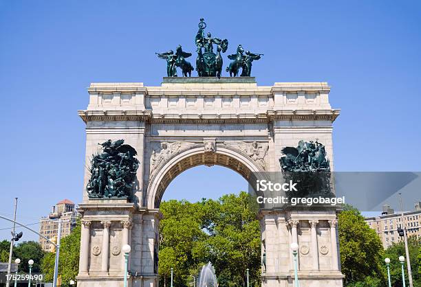 Soldierse Sailorsarco A 59 Th Street Plaza Di Brooklyn - Fotografie stock e altre immagini di Grand Army Plaza - Brooklyn