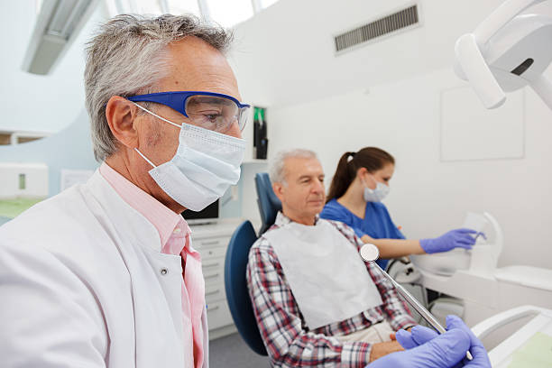 istock Senior patient in Dentist's Office 175259707