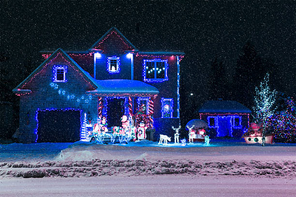 istock House Decorated for Christmas 175259910