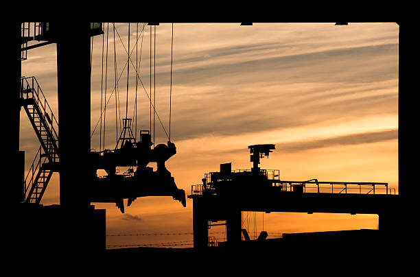istock silhouette of crane 175260514
