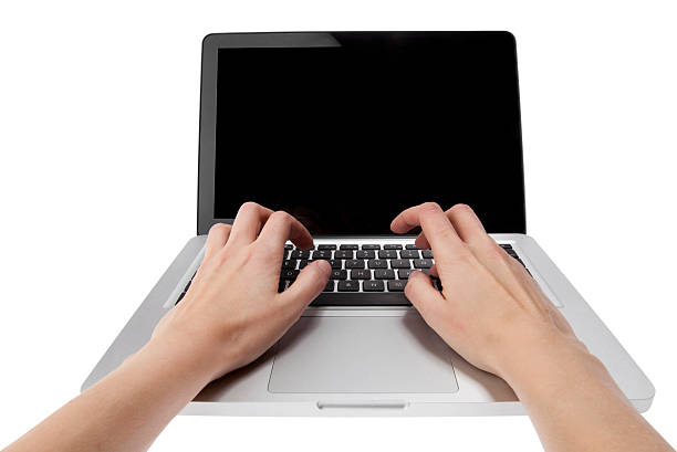 istock Girl's hands working on laptop 175260844