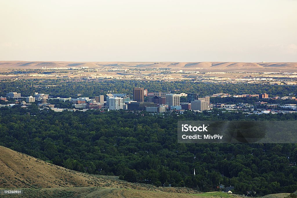 Pôr do sol de verão de Boise - Foto de stock de Boise royalty-free