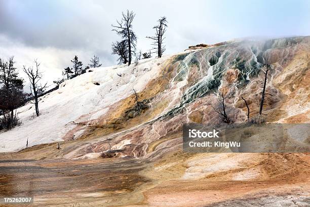 Photo libre de droit de Parc National De Yellowstone banque d'images et plus d'images libres de droit de Calcaire - Roche sédimentaire - Calcaire - Roche sédimentaire, Chaleur, Continent américain
