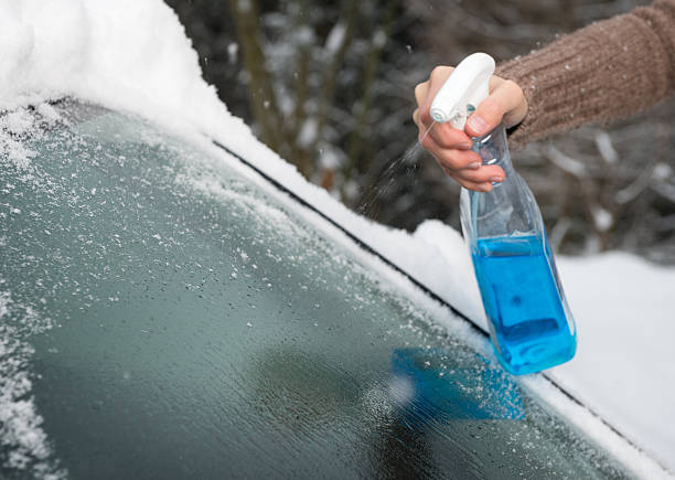 istock Defrosting the Windshield with an Anti Ice Spray 175262149