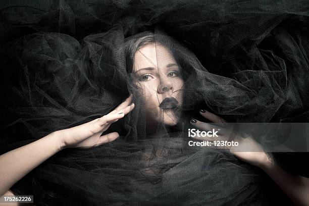 Black Veil Stock Photo - Download Image Now - Adult, Adults Only, Babushka