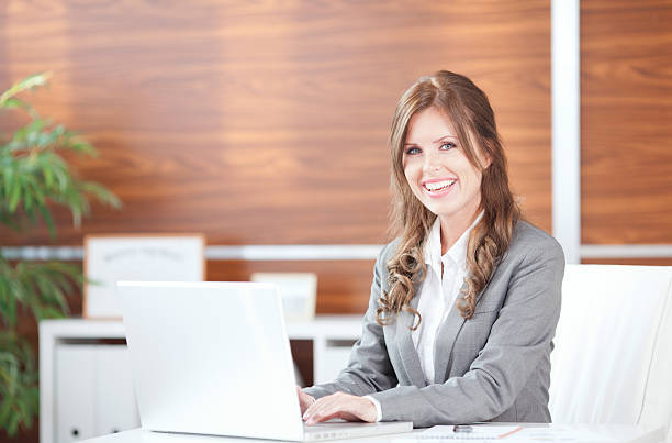 istock Business woman working at office. 175262547