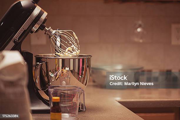 Cooking Baking Ingredients Stock Photo - Download Image Now - Electric Mixer, Baking, Assistance